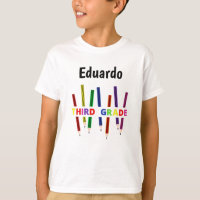 Camiseta T-Shirt de Garoto do 3º Grau