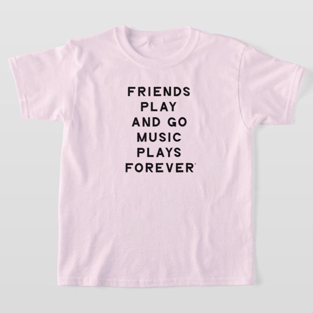 Camiseta T-Shirt de Meninas e Amigos (Postura )