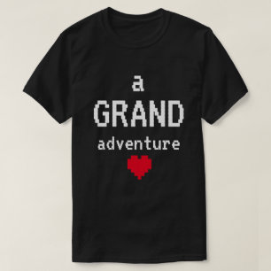 Camiseta "T-shirt de uma aventura grande"