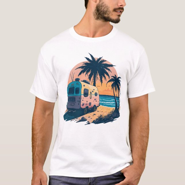 Camiseta t shirt design, no estilo do Studio Ghibli (Frente)