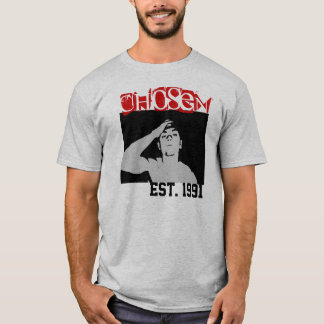 Camiseta "T-shirt escolhido do esquema do lobo cinzento"