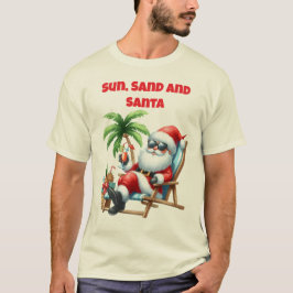 Camiseta T-Shirt-Family Tropical Christmas T Shirts