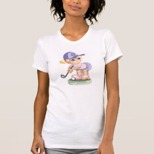 Camiseta T-Shirt/Golfer, Roupa Fine Jersey, de uso feminino