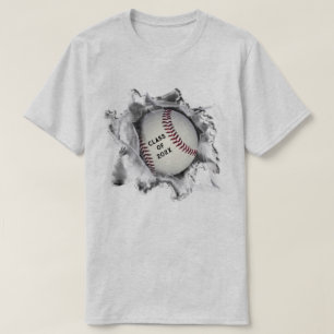 Camiseta T-Shirt, graduação em basebol em 2021