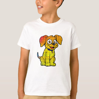Camiseta (T-shirt) Infantil Quebra-Cabeça Cachorro