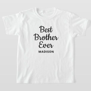 Camiseta T-Shirt, irmão mais velho da frente personalizado