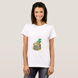 Camiseta T-Shirt/ Leprechaun da mulher