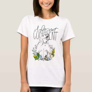 Camiseta t-shirt, mamã urso, eu não concordo