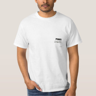 Camiseta T-shirt-paz 3-pequeno