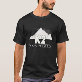 Camiseta T Shirt Preto da Montanha K2