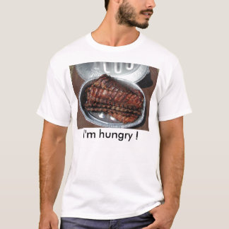 Camiseta T-shirt, REFORÇOS, eu estou com fome!
