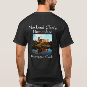Camiseta "T-Shirt Scotland Castle", "T-shirt Scottish Clan"