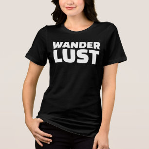 CAMISETA T-SHIRT-SHIRT DE VIAGEM WANDERLUST
