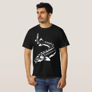 CAMISETA T-SHIRT-STURGEON FISH-LAKE STURGEON TRIBAL