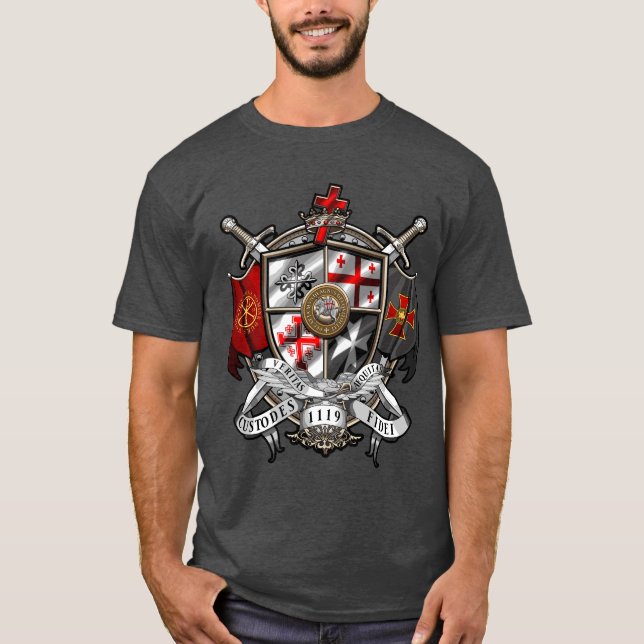 Camiseta T-Shirt Templars International Crest 1 (Frente)