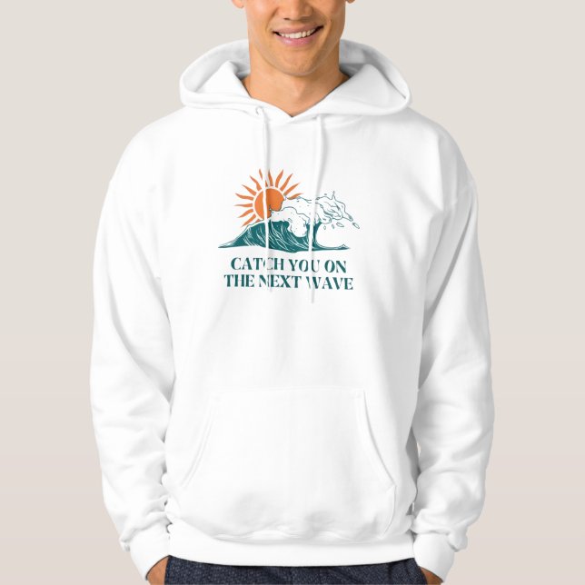 Camiseta T-Shirt Tipografia Ondas de Praia Vibraçõ (Frente)