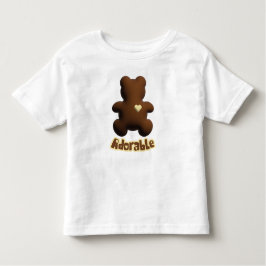 Camiseta T-Shirt, um urso de chocolate bonito