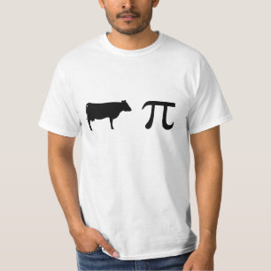 Camiseta T-shirt, vaca Pi