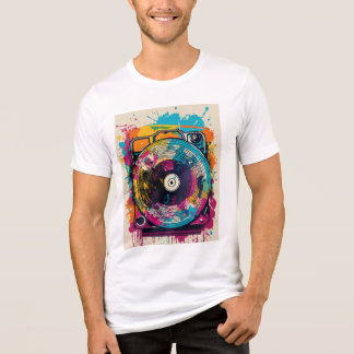 Camiseta "T-Shirt Vivid Turntable Vinyl"