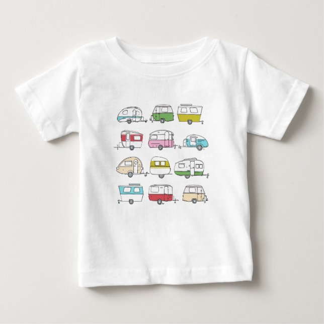 Camiseta T shirt with caravans (Frente)