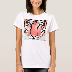 Camiseta T-SHIRT-WOMENT-PÊSSEGO DE PEQUENA Branca/