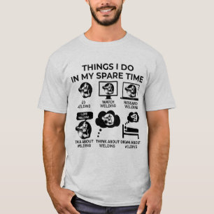 Camiseta T-ShirtCoisas Que Faço No Meu Tempo Livre - Soldad