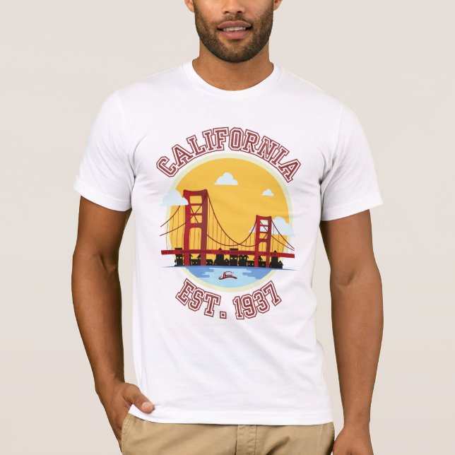 Camiseta T-ShirtGolden State Vibes (Frente)
