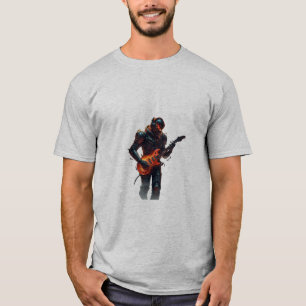 Camiseta T-ShirtInferno Rocker: O Guitarista Galático