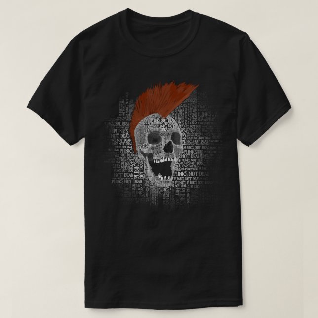 Camiseta T-ShirtPunk não é Morto (Frente do Design)
