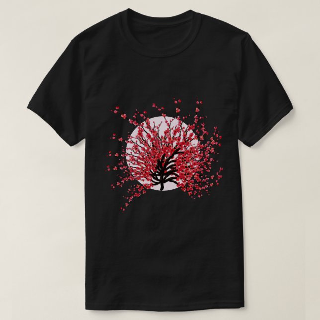 Camiseta T Shirts Cherry Blossom sakura Japão (Frente do Design)