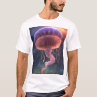 "T-Shirts de águas-vivas em mesmerização - Mergulh