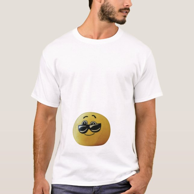 Camiseta t shirts engraçado emoji (Frente)