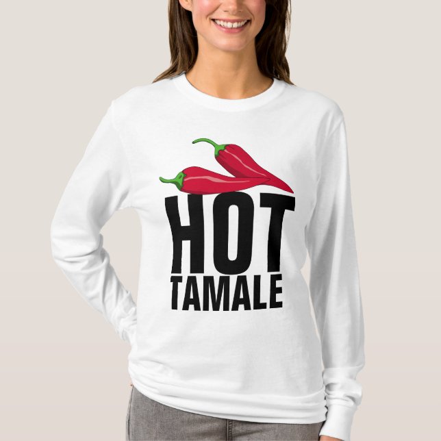 CAMISETA T-SHIRTS, LADIES DE HOT-TAMALE (Frente)