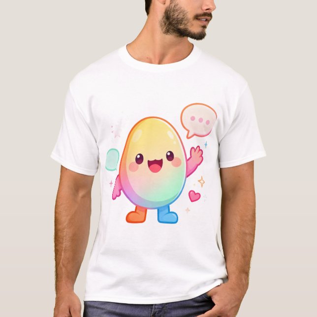 Camiseta T-ShirtThe Funny Egg Life (Frente)