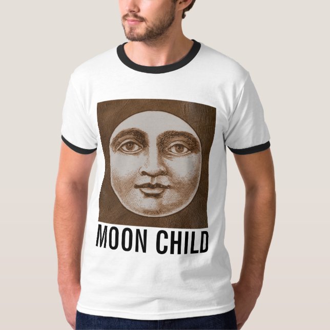 Camiseta T-Shrts PARA CRIANÇAS DE LUA (Frente)