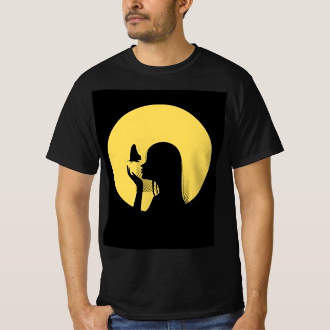 Camiseta T-sirt masculino clássico (Frente)