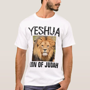 Camiseta T-sjirts judaico messiânico, leão de Judah