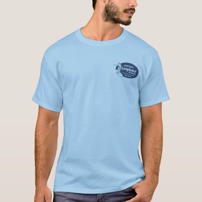Camiseta T surfando dos homens do clube (Frente)