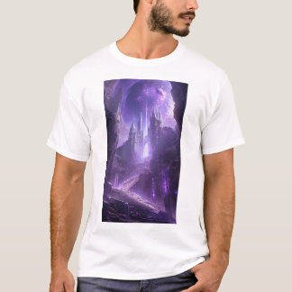 Camiseta T-Surreal de Manipulação Digital de Alta Resolução