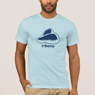 Camiseta T·T-shirt do osso, azul
