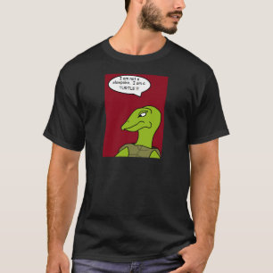 Camiseta T-Tartaruga (Fundo Vermelho)