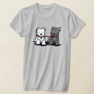 Camiseta T-Terriers Andando por KiniArt