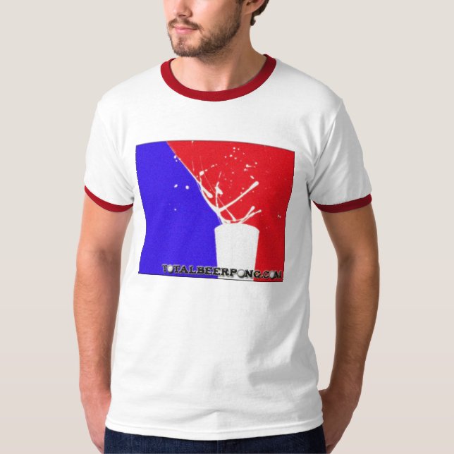 Camiseta T total da campainha de Pong da cerveja (Frente)