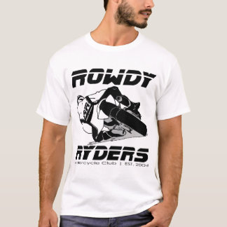 Camiseta T turbulento básico dos homens