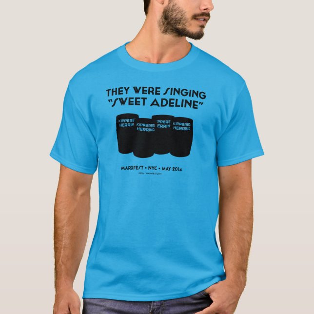 Camiseta "T unisex de Adeline doce" (cerceta) (Frente)
