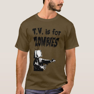 Camiseta T.V. é para zombis