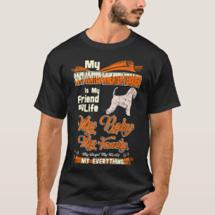Camiseta T Wheaten brandamente revestido da família da vid
