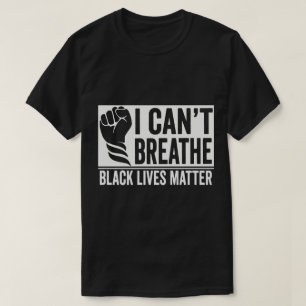 Camiseta TA55-Não Posso Respirar Vidas Negras Importam Just