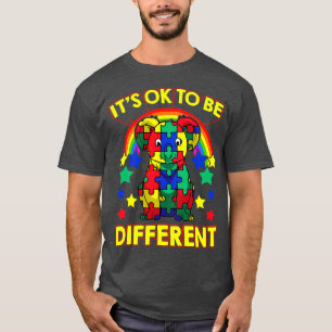 Camiseta Tá Bem Em Ser Diferente Puzzle de Conscientização 