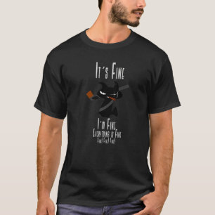 Camiseta Tá Bem Gato Maluco Gato Preto Premium 2